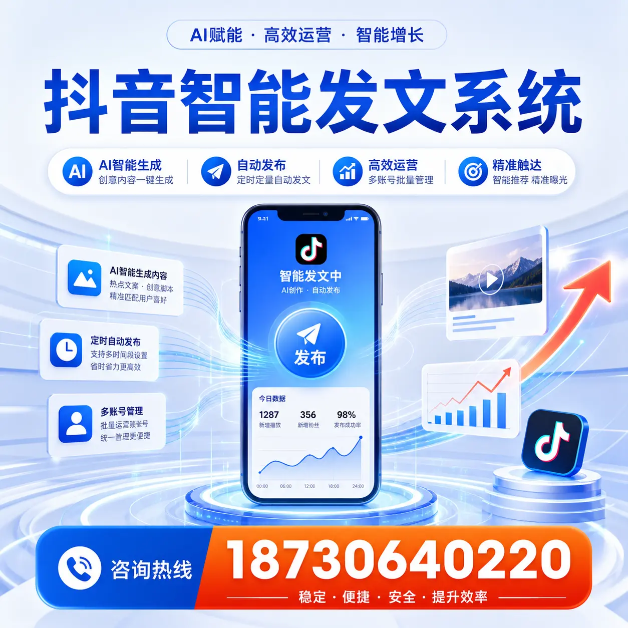 如何通过抖音智能发文系统提升 丽水 企业的市场竞争力